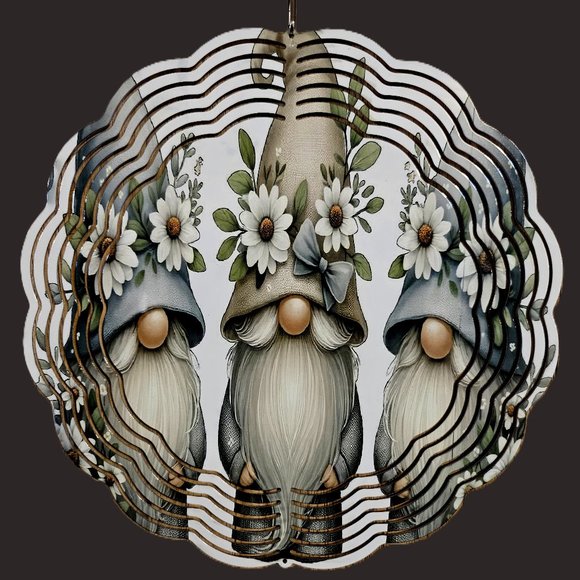 Greyish Gnome wind spinner - Picture 1 of 1